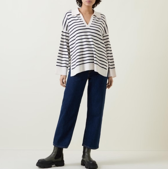 Part Two Striped Sweater Small - Picture 2 of 9